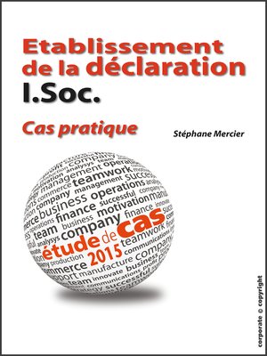 cover image of Etablissement de la déclaration I.Soc.--Cas pratique